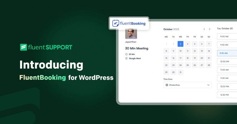 Introducing FluentBooking