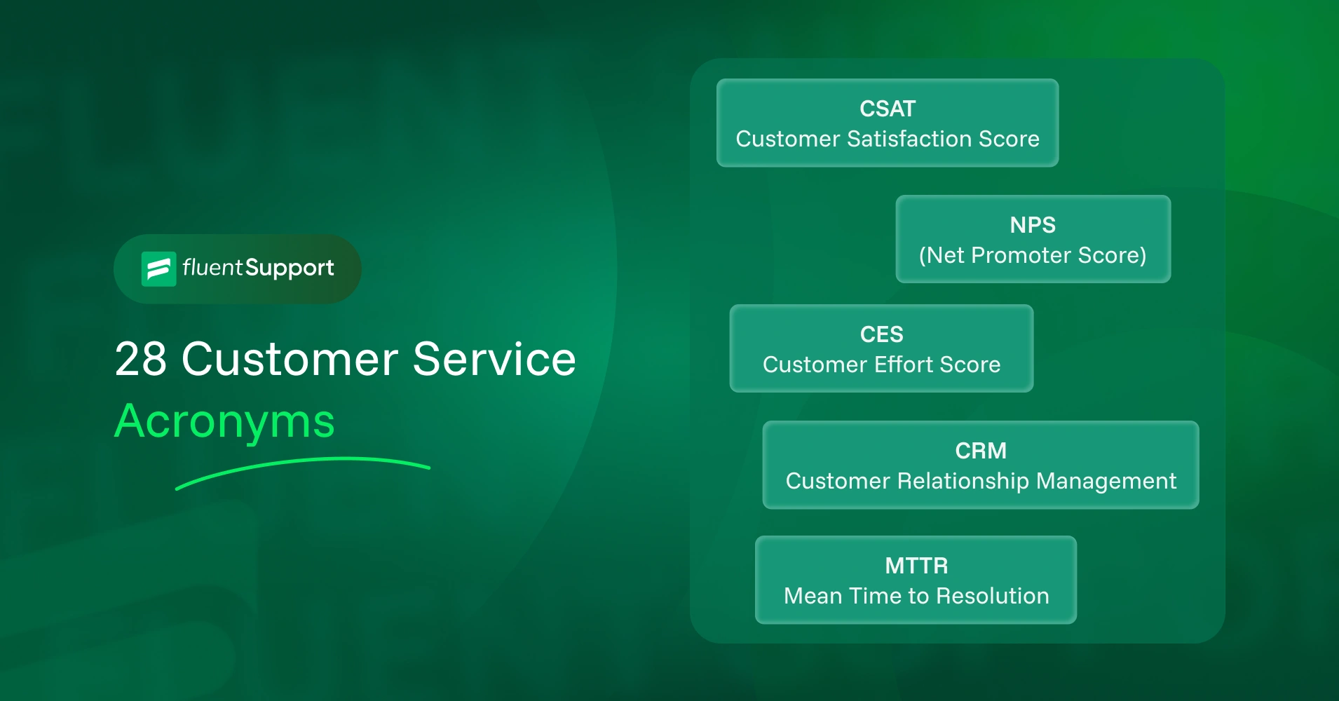 Customer Service Acronyms