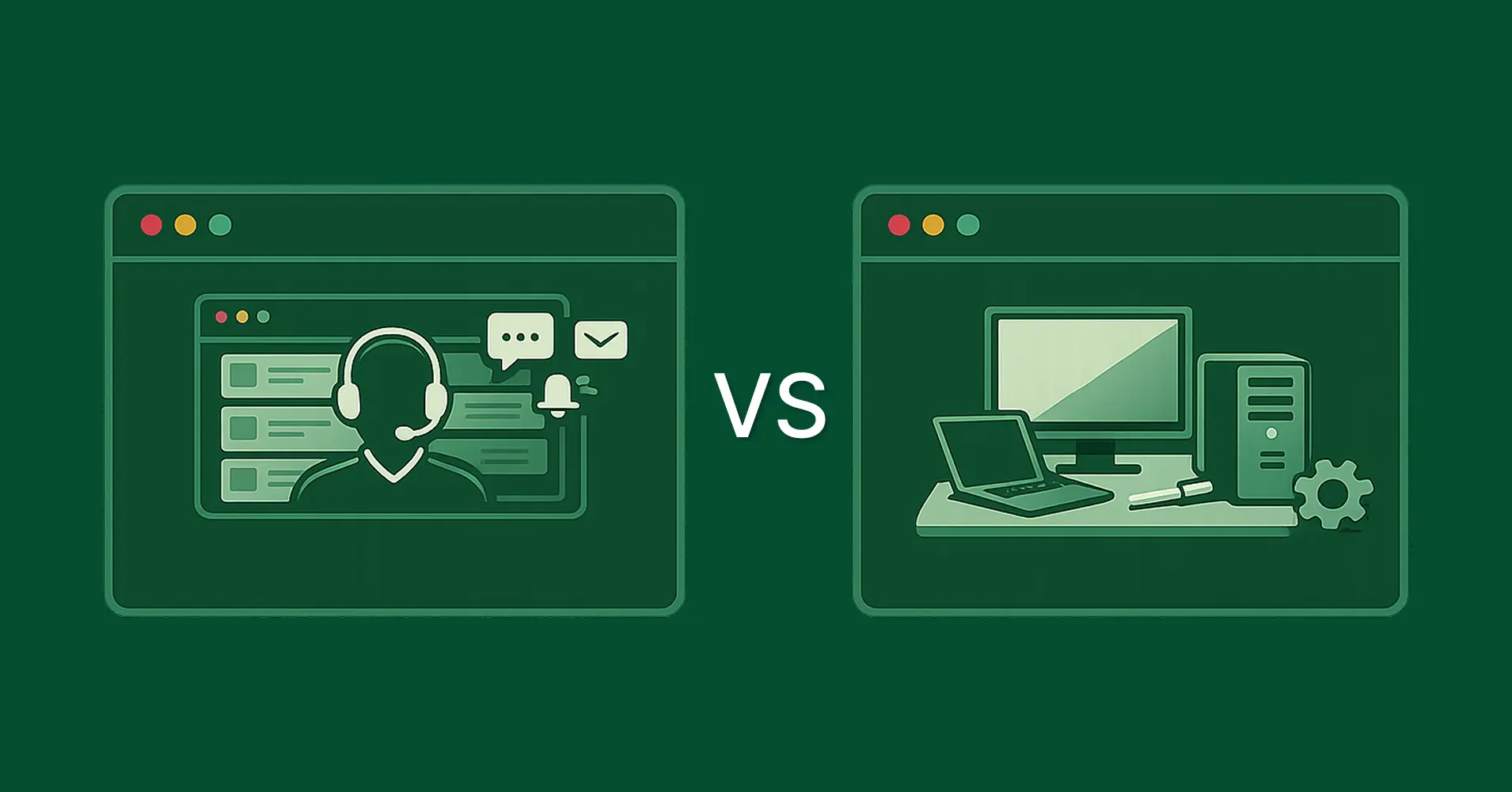 Helpdesk vs Desktop Support, Fluent Support Blog